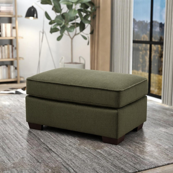 English Elm Marvella Chenille Armchair and Ottoman Set for Modern Farmhouse Living Rooms T2574P510105