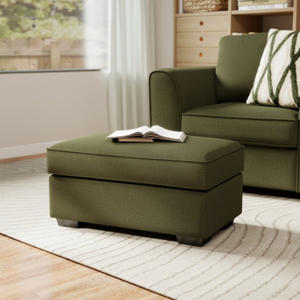 English Elm Marvella Chenille Armchair and Ottoman Set for Modern Farmhouse Living Rooms T2574P510105