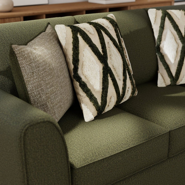 English Elm Marvella Chenille Sofa and Loveseat Set with Plush Cushions for Modern Living Rooms T2574P510109