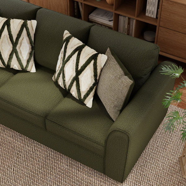 English Elm Marvella Chenille Sofa and Loveseat Set with Plush Cushions for Modern Living Rooms T2574P510109