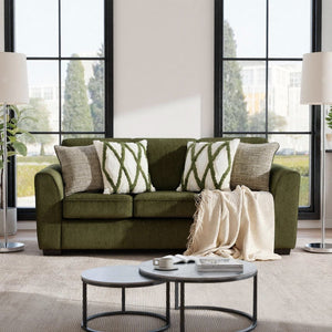 English Elm Marvella Chenille Sofa and Loveseat Set with Plush Cushions for Modern Living Rooms T2574P510109