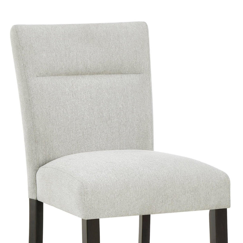 English Elm Cavira High Back Upholstered Counter Stools Set of 2 with Rubberwood Base T2574P527001