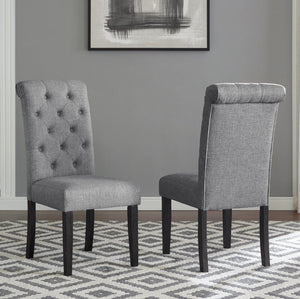 English Elm Ashford Six Piece Mid-century Dining Set with Hairpin Legs Bench and Tufted Chairs Brown - B T2574S00159