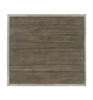 English Elm Padena Acacia Veneer and Metal 3 Piece Living Room Coffee Table with End Tables T2574S00163