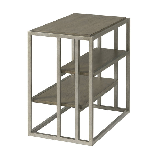 English Elm Padena Acacia Wood and Metal 3 Piece Living Room Coffee Table Set with Storage Shelves T2574S00164