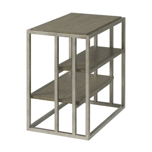 English Elm Padena Acacia Wood and Metal 3 Piece Living Room Coffee Table Set with Storage Shelves T2574S00164
