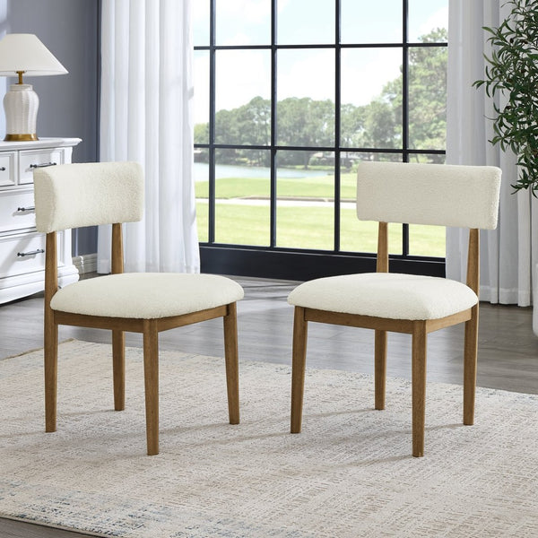 English Elm Andus Trestle Dining Set Seats Four with Oak Veneer Table and Upholstered Curved Chairs T2574S00298