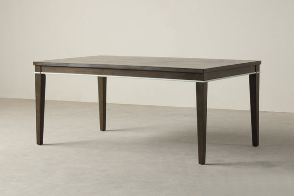 English Elm Aberll Modern Gray Dining Set with 70 Inch Table and Four Upholstered Side Chairs T2574S00301