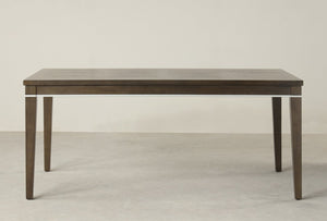 English Elm Aberll Modern Gray Dining Set with 70 Inch Table and Four Upholstered Side Chairs T2574S00301