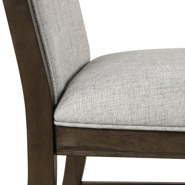 English Elm Aberll Six Seat Dining Set with Birch Veneer Table and Upholstered Armchairs T2574S00303