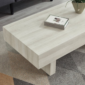 English Elm Athens 3 Piece Living Room Set with Coffee Table and Two Wood Grain End Tables T2574S00356