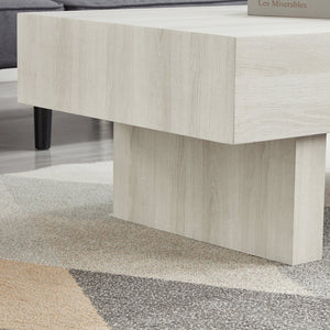 English Elm Athens 3 Piece Living Room Set with Coffee Table and Two Wood Grain End Tables T2574S00356
