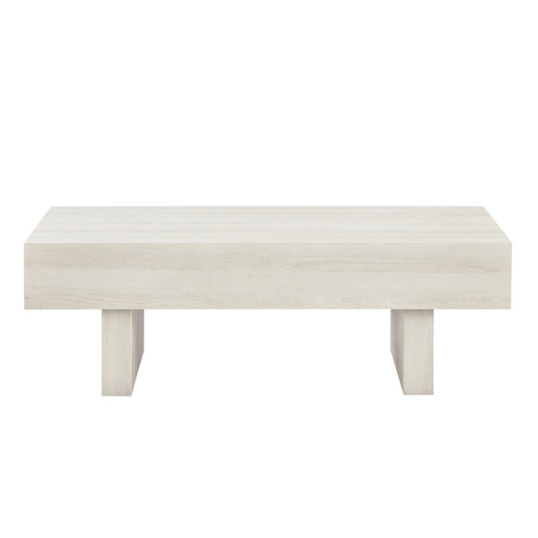English Elm Athens 3 Piece Living Room Set with Coffee Table and Two Wood Grain End Tables T2574S00356