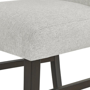 English Elm Cavira Faux Marble 5 Piece Counter Dining Set with Four Gray Upholstered Stools T2574S00360