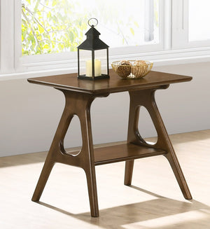 English Elm Arona Mid-century Three Piece Wood Grain Living Room Coffee and End Table Set T2574S00374