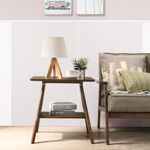 English Elm Arona Mid-century Three Piece Wood Grain Living Room Coffee and End Table Set T2574S00374