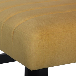 English Elm Cavira Round Faux Marble Dining Set Four Channel Tufted Upholstered Chairs Glam Modern Off-White Yellow T2574S00424