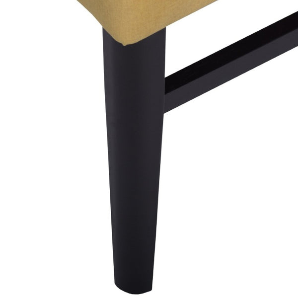 English Elm Cavira Round Faux Marble Dining Set Four Channel Tufted Upholstered Chairs Glam Modern Black and Gold Yellow T2574S00428