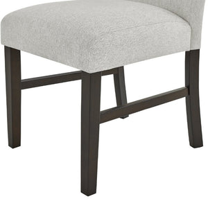 English Elm Cavira Round Faux Marble 5 Piece Dining Set with Pedestal Base and Gray Upholstered Chairs Black and Gold Faux Marble T2574S00430