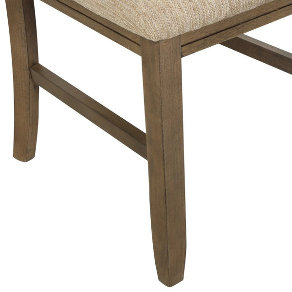 English Elm Zelalle Farmhouse Trestle Extendable Dining Set Seats Eight with Cross Back Chairs T2574S00436
