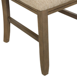 English Elm Raven Wood Farmhouse Trestle Dining Set Rubberwood Cross-Back Chairs Seats Eight T2574S00438