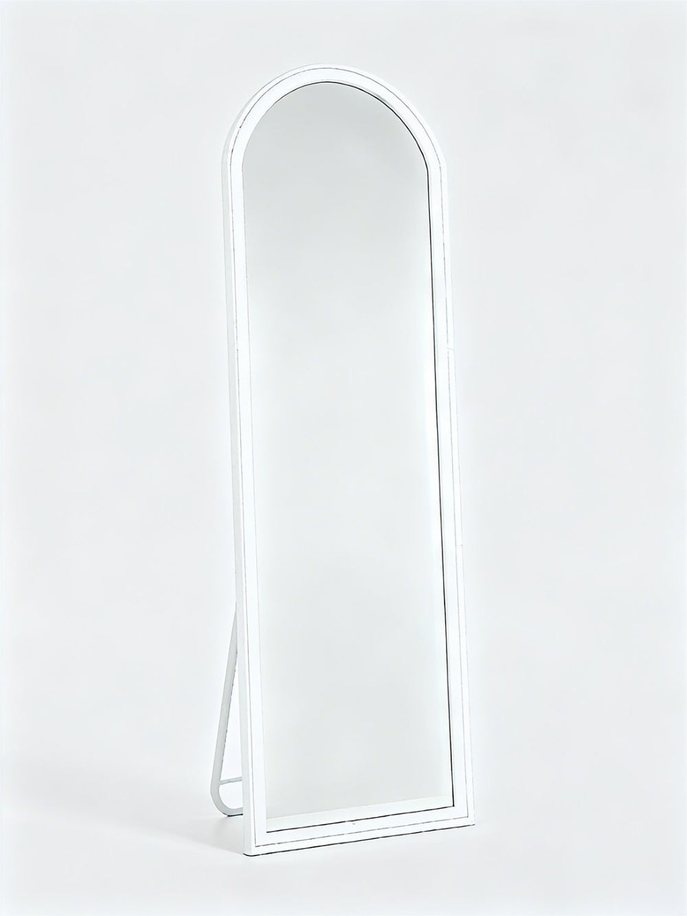 English Elm Full Length LED Floor Mirror Aluminum Alloy Frame Freestanding or Wall Mounted Bedroom T3177P296183