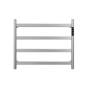 English Elm 22.5 Inch Brushed Nickel 4 Bar Towel Warmer with Touchscreen Timer for Bathrooms T3177P531167