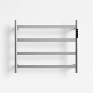 English Elm 22.5 Inch Brushed Nickel 4 Bar Towel Warmer with Touchscreen Timer for Bathrooms T3177P531167