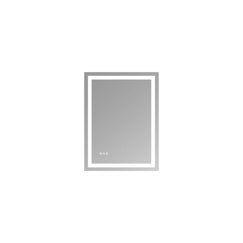 English Elm 24"x32" Led Vanity Mirror Dual Front Back Lit Anti-fog Dimmable Bathroom Wall Mount T3177P531188