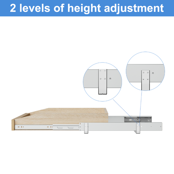 English Elm Single Pull Out Cabinet Shelf Solid Birch Oak Wood Soft Close Kitchen Organizer T3210P516296