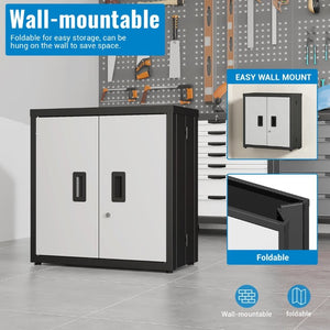 English Elm Metal Rolling Tool Cabinet with Ball Bearing Drawers Lockable Storage for Garage T3210P530928