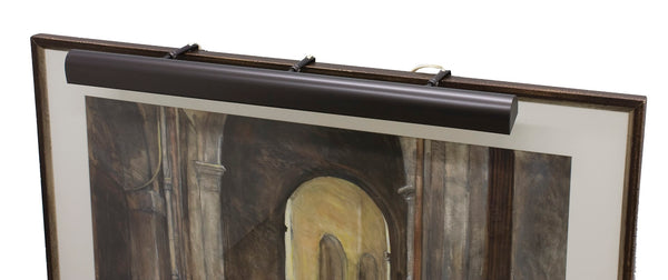 House Of Troy Traditional 8" Gold Plug-in Picture Lights - Elegant Classic Design With Extendable Arm For Art Display Mahogany Bronze Metal T36-81