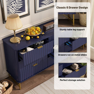 English Elm 3 Drawer Accent Chest with Sculptural Geometric Front and Gold Hardware for Modern Decor T3609P548690