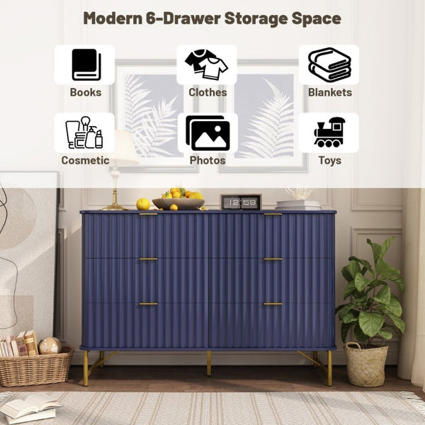 English Elm 3 Drawer Accent Chest with Sculptural Geometric Front and Gold Hardware for Modern Decor T3609P548690