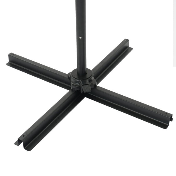 English Elm 10Ft Cantilever Patio Umbrella UV Resistant Polyester Canopy with Steel Frame Base T3609P575053