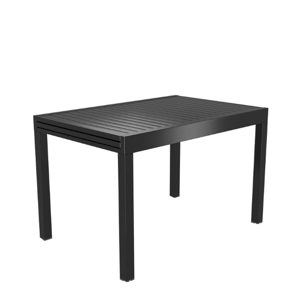 English Elm Square Aluminum Extendable Outdoor Patio Dining Table Seats up to Ten Guests T3609P575073