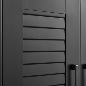 English Elm Metal Wall Mounted Cabinet Locking Steel Garage Storage with Adjustable Shelving T3625P538118