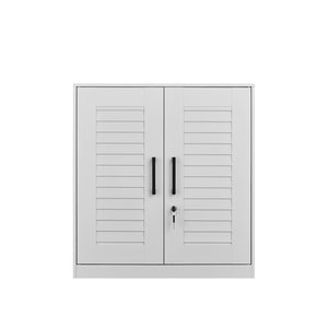 English Elm Metal Wall Mounted Garage Cabinet with Locking Door Adjustable Steel Shelving T3625P538119