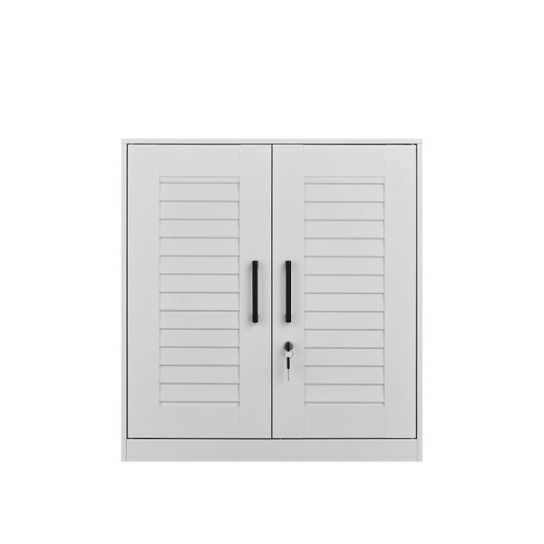 English Elm Metal Wall Mounted Garage Cabinet with Locking Door Adjustable Steel Shelving T3625P538119