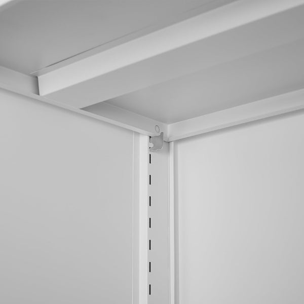 English Elm Metal Wall Mounted Garage Cabinet with Locking Door Adjustable Steel Shelving T3625P538119