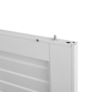 English Elm Metal Wall Mounted Garage Cabinet with Locking Door Adjustable Steel Shelving T3625P538119