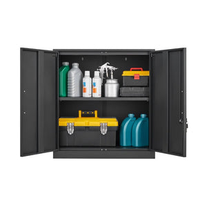 English Elm Locking Steel Wall Cabinet with Adjustable Shelf and Keyed Security for Garage T3625P574603