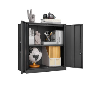 English Elm Locking Steel Wall Cabinet with Adjustable Shelf and Keyed Security for Garage T3625P574603