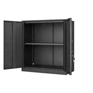 English Elm Locking Steel Wall Cabinet with Adjustable Shelf and Keyed Security for Garage T3625P574603