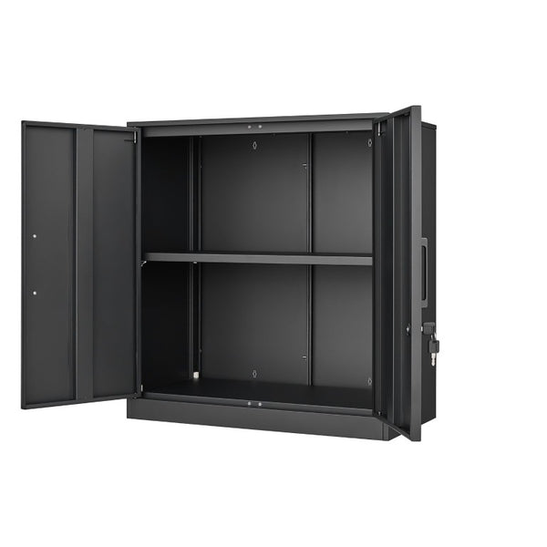 English Elm Locking Steel Wall Cabinet with Adjustable Shelf and Keyed Security for Garage T3625P574603