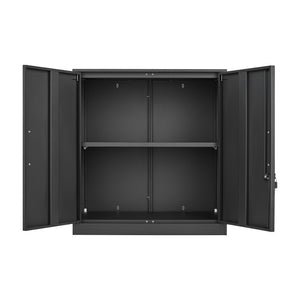 English Elm Locking Steel Wall Cabinet with Adjustable Shelf and Keyed Security for Garage T3625P574603