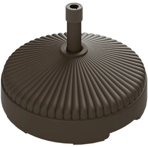 English Elm Round Fillable HDPE Patio Umbrella Base with UV Resistant Weather Proof Outdoor Design T3971P425851