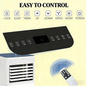 English Elm Air Conditioner Portable 10000 BTU 3In1 Cooling Dehumidifying Fan with Timer T3971P431337