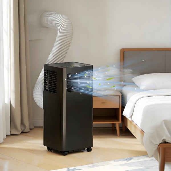 English Elm Convenient Portable Air Conditioner 10000 BTU Cools up to 441 Sq Ft with Sleep Mode T3971P431367