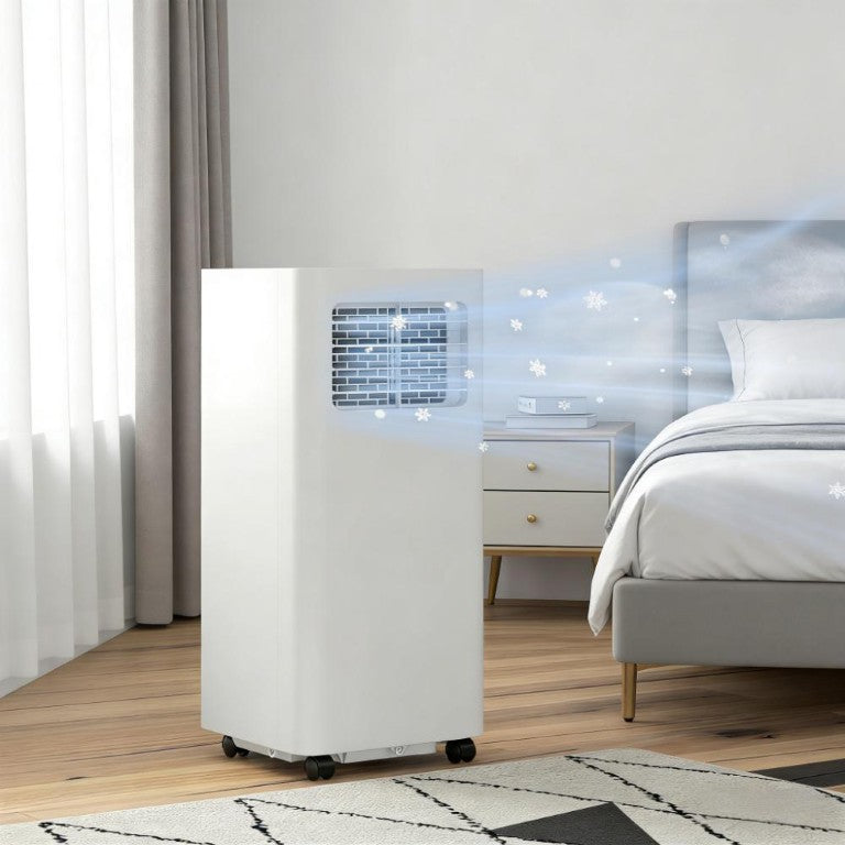 English Elm Convenient Portable Air Conditioner 8000 BTU Room Cooling with Remote and Sleep Mode T3971P431377